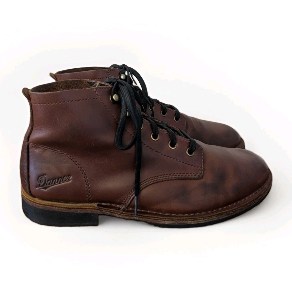 Danner Men's Jack II Dark Coffee Leather Lace Up Boots 10.5 Work Casual Military